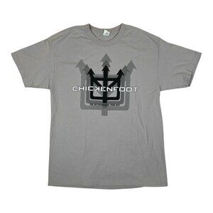 Chickenfoot “Different Devil” Tour 2012 Gray Graphic T-Shirt Size Large